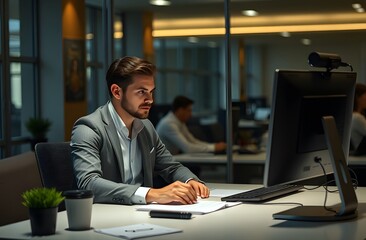 Professional Person working at a desk