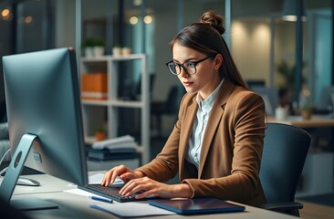 Professional Person working at a desk