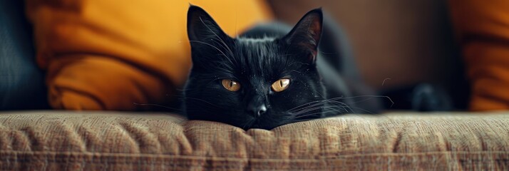 Disdainful Feline Gazing