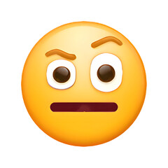 Fototapeta premium Face with Raised Eyebrow