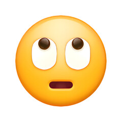 Fototapeta premium Face with Rolling Eyes