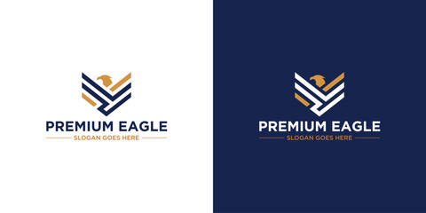 Luxury Premium Aagle Logo Design Concept