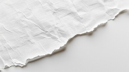 White paper texture on blank cardboard background