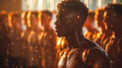 A motivating photo essay that follows the journey of a group of gym buddies as they train together