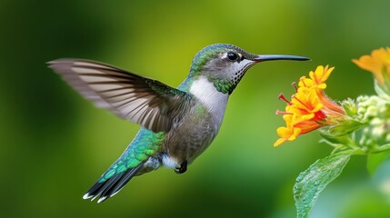 Fototapeta premium Hummingbird in Flight