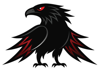  eagles   Silhouette vector   illustration 