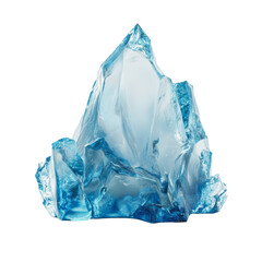 Obraz premium PNG Ice-like crystal formation reflecting light