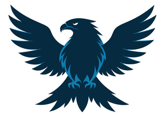  eagles   Silhouette vector   illustration 