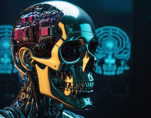 Synthetic Skull: A Transparent Portrait of a Cybernetic Being
