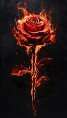 Burning Rose