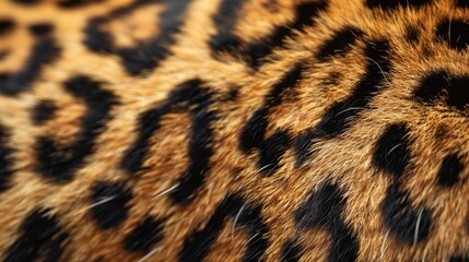Fototapeta premium The captivating design of a jaguar's skin.