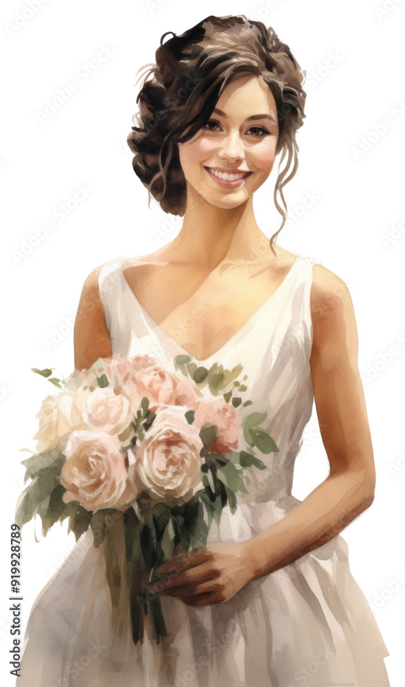 Poster png dress gown rose portrait.