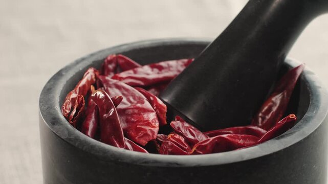 Red dry chili pepper texture background. Mexican Dry chili for make a cayenne or preserve food to keep for a long time.