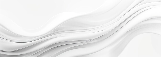 Obraz premium Abstract White Waves