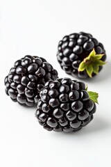 Mystic photo of Natchez Blackberry, isolated on white background