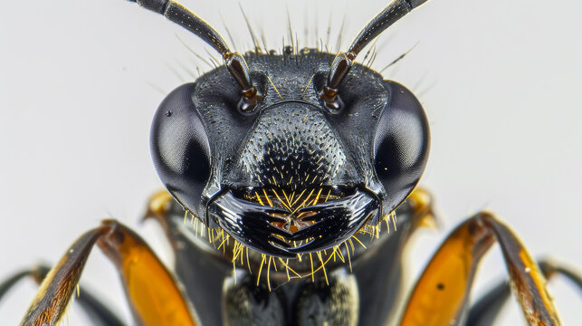 Close view to a Carpenter ant - Macro Photography Captured With The Sony 90mm F2.8 , Quality Enhanced With Ai
