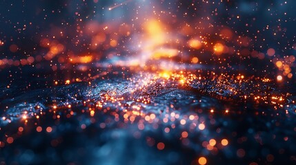 Fototapeta premium Digital Art of an Abstract Light Background with 8K Realistic Lighting