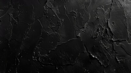 Fototapeta premium Dark concrete wall background with space for text. Rough concrete texture.