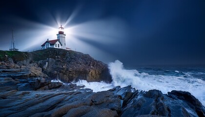 lighthouse on the rock