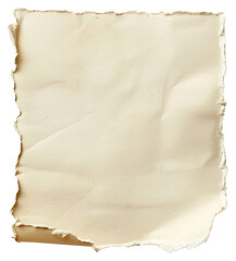 Obraz premium PNG Vintage torn blank paper sheet