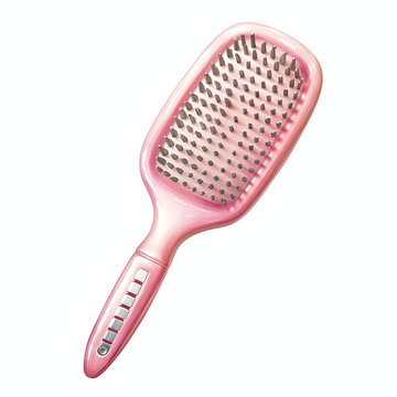 recommend clip art: Travel hair brush watercolor illustration, travel clipart