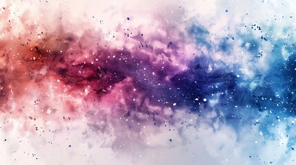 Fototapeta premium Digital Art of Abstract Watercolor Brush Spatter with Paint Effects