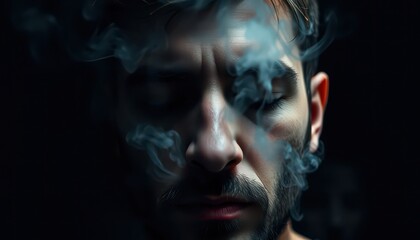 Fototapeta premium Smoke and Mystery.