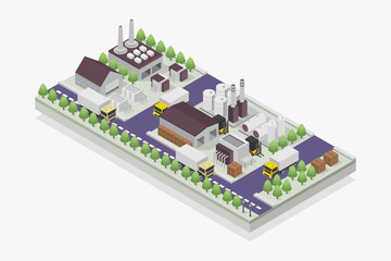 Isometric Factory Building