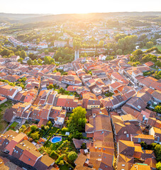 Fototapeta premium View of Allariz, a town and municipality in the province of Ourense, in the autonomous community of Galicia, Spain