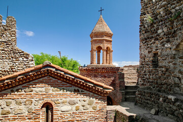 Sighnaghi Kakheti Georgia Alazani Valley. View of St. George's Church.
