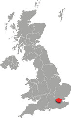 greater london map ADMINISTRATIVE DIVISIONS of UNITED KINGDOM 3d isometric map