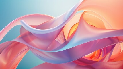 Naklejka premium Abstract Colorful Swirls