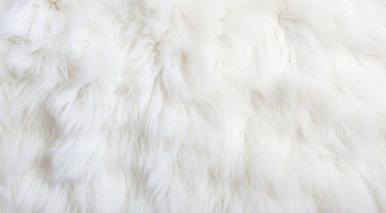 Obraz premium A plush white fur texture that is perfect for creating warm and inviting visuals that captivate the senses