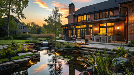 Fototapeta premium house exterior