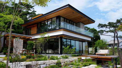 Fototapeta premium house exterior