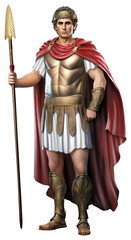 Obraz premium PNG Ancient Roman warrior illustration