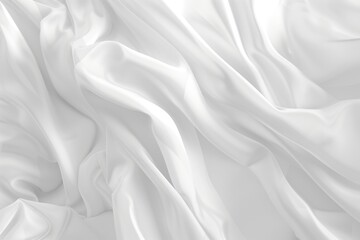 Fototapeta premium A detailed view of white fabric texture