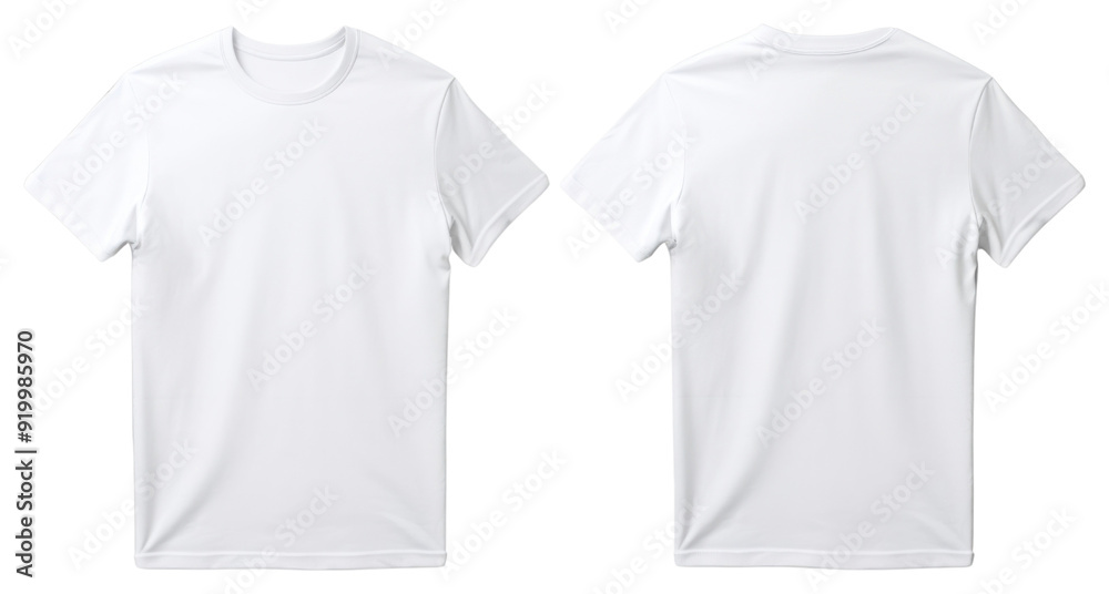 Poster Blank white tshirt mockup clothing apparel undershirt.