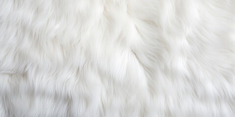 Fototapeta premium The soft, luxurious white faux fur is ideal for enhancing fashion, interior design, and stunning photography
