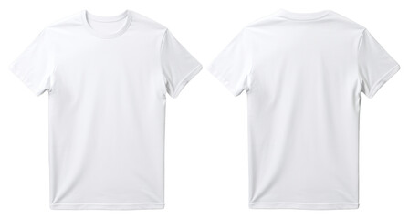 Blank white tshirt mockup clothing apparel undershirt.