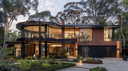 Obraz premium modern house exterior