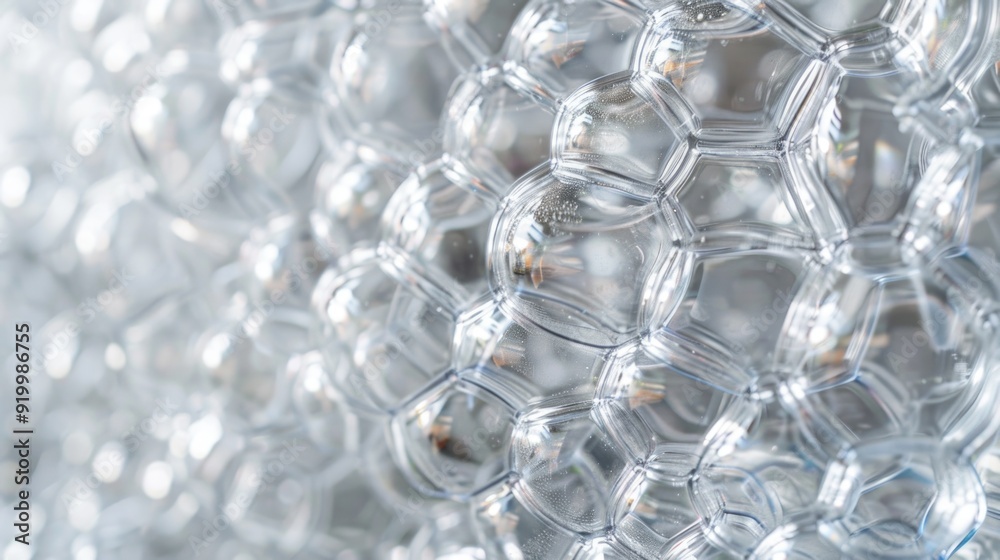 Aufkleber A close-up view of a group of water bottles with varying labels and shapes