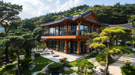 Obraz premium house exterior
