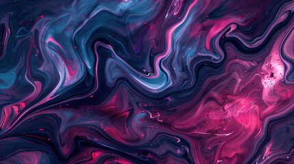 Abstract Swirling Colors