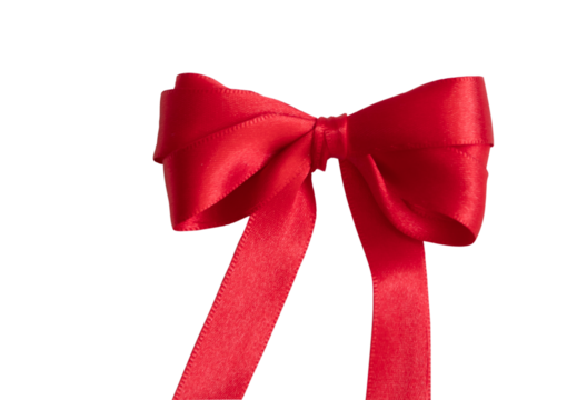 Bow isolated. Gift. Transparent background, PNG format
