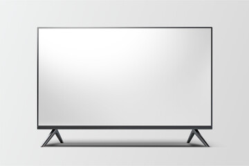 UHD TV screen png mockup, transparent design