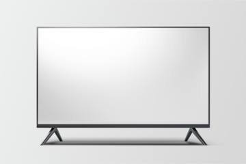 UHD TV screen png mockup, transparent design