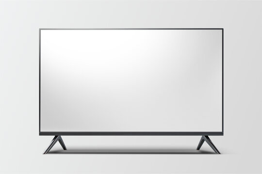 UHD TV screen png mockup, transparent design