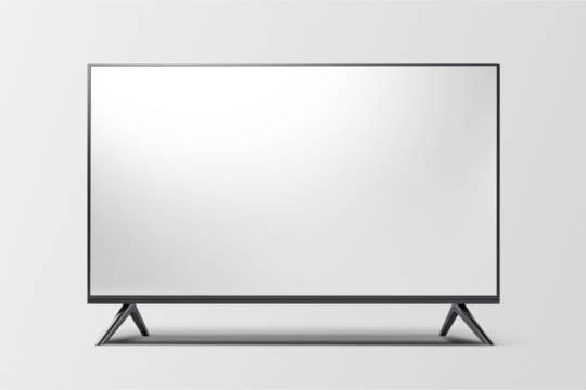 UHD TV screen png mockup, transparent design