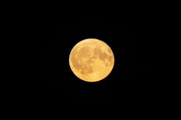 A closeup of the moon in July © Anita